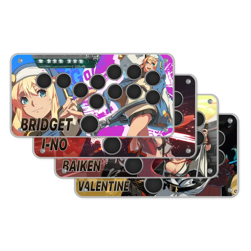 Custom Snack Box Micro Artwork Case Guilty Gear Strive inspirado Prints Fighting Joystick Controller Hitbox para Pc/ps4/ps5