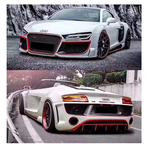 Audi R8 2008-2015 Bộ Phận Cơ Thể Sợi Carbon Regula Phong Cách Sợi Thủy Tinh Phía Trước Bumper Side Váy Phía Sau Bumper - Product Image 1