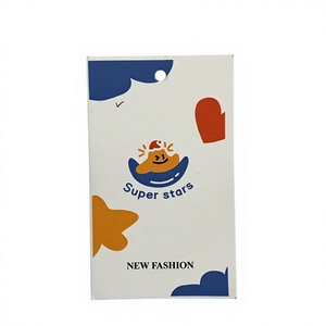 Étiquette de vêtement de luxe imprimée imperméable professionnelle, papier artistique personnalisé pour vêtements, chaussures et sacs - Product Image 1