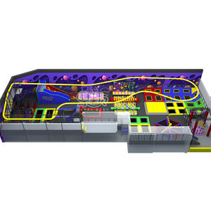 Nuovo Design <span class=keywords><strong>Parco</strong></span> Giochi Commerciale con Trampolini Avventura per Bambini e Adulti, Prezzo all'Ingrosso di Fabbrica - Product Image 2