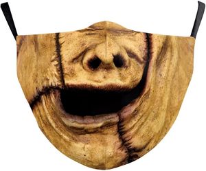 Máscara de terror de Halloween Scary Creepy <span class=keywords><strong>Face</strong></span> Cover Ajustable Reutilizable para la decoración de la fiesta para asustar y aterrorizar a los invitados - Product Image 4