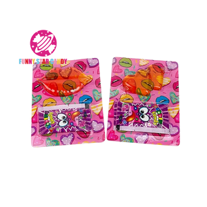 ลูกอมขนมป๊อปร็อคฮาลาลลูกอมลูกอมเยลลี่เยลลี่นิ่มรูปหัวใจรูปปากแดง - Product Image 5