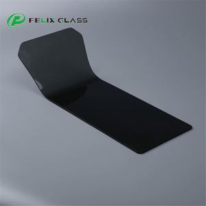 Verre trempé gris courbé sur mesure pour panneau de couverture d'appareil électrique, verre courbé - Product Image 6