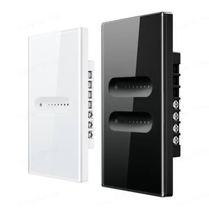 Interruptor Inteligente con Regulador de Intensidad, 1 o 2 Canales, Estándar Estadounidense, Control Inalámbrico, Corriente Máxima de 10 A, Aplicación EWeLink, Panel Táctil para PC, IP27 - Product Image 3