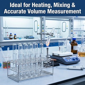15ml-50ml Borosilikat Cam Dereceli <span class=keywords><strong>Test</strong></span> Tüpü Şeffaf Ölçüm Tüpü Yuvarlak Tabanlı Kimya Laboratuvarı Bilim Okulu Cam Malzemeleri - Product Image 5