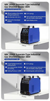 Soudeuse MIG à Inverter Industrielle Robuste 380V Triphasée MIG-500 10mm de Haute Qualité avec Entraîneur de Fil