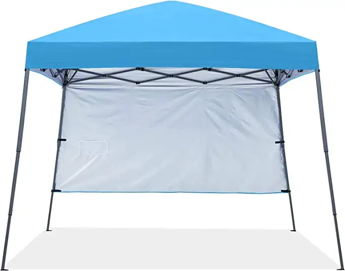 8x8 ft Base/6x6 ft Top Cape Beach Tent Pop Up Beach Gazebo con zaino borsa Sun Shelter tenda a baldacchino