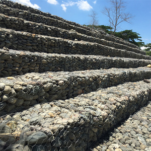 Galfan Murs de soutènement en gabion soudé 200x100x50 Boîte en gabion 2x1x0.5m Panier en gabion Fil d'acier inoxydable Cage en pierre Clôture de jardin - Product Image 4