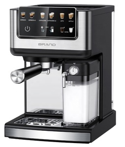 <span class=keywords><strong>Cafetera</strong></span> Espresso <span class=keywords><strong>Inteligente</strong></span> Comercial con Tanque de Agua de 2.0L y Tanque de Leche de 500ML, Bomba de 15 Bares de Alta Presión para Espumar - Product Image 2