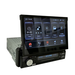 Reproductor de radio universal para coche de 7 pulgadas retráctil 1 DIN radio para coche con GPS y pantalla reproductor MP5 enlace espejo de 7 pulgadas estéreo para coche BT - Product Image 3