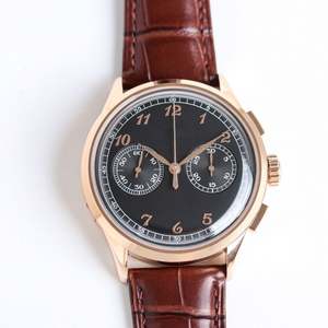 Montre chronographe automatique mécanique unisexe rétro de haute qualité en acier inoxydable avec fonction d'alarme et chronomètre - Product Image 3