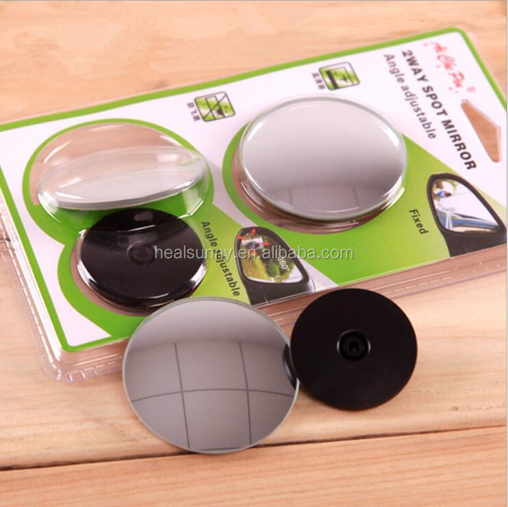 Новые товары, широкоугольное круглое автомобильное регулируемое зеркало бокового вида, стеклянное зеркало для слепых зон на 360 градусов