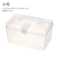 Boîte de rangement médicale transparente multicouche de grande capacité personnalisée Organisateur de médicaments ménagers Bac de rangement d'urgence en plastique