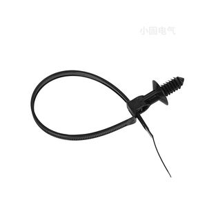 X151 Attaches de câble à long pied Attaches zippées en nylon de <span class=keywords><strong>sapin</strong></span> 5.1*235mm avec épaisseur de plaque de 0.6-6mm et diamètre de trou de 6.1-7mm pour voiture - Product Image 3