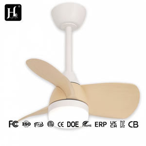 Ventilateur de plafond avec lampe, petit, silencieux, à commande numérique, à distance, à économie d'énergie, classe A+++, 36/42 pouces, en plastique, pour la maison, la chambre à coucher, le bureau - Product Image 4