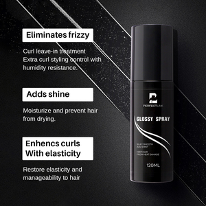 Spray capillaire en <span class=keywords><strong>gel</strong></span> léger à tenue forte, biologique, végétalien, à marque privée, parfum pour cheveux bouclés et unisexe - Product Image 4