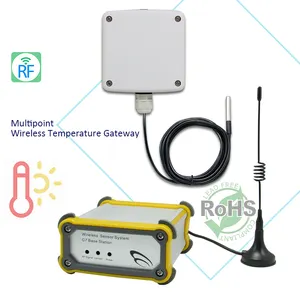 RF remote control gateway industrial waterproof 1200m distance remote monitoring rf temperature wireless Sensor