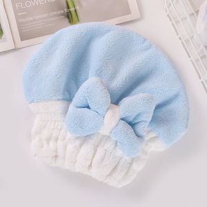 Serviette de Douche Absorbante en Velours Corail à Motif Dessin Animé pour Femme, Séchage Rapide, Bonnet de Lavage de Cheveux, Sac de Rangement - Product Image 3