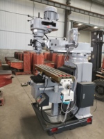 Fresadora Universal X6325 con Torreta, Cuerpo de Hierro Fundido, Fresadora Manual para Metal, Perforación, Roscado, Alimentación Asistida DRO X/Y/Z