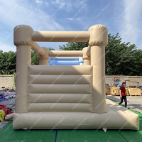 Château gonflable beige brun tan à prix avantageux, château gonflable blanc pour mariage pour adultes