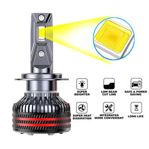 Nouveau phare de voiture LED D19 haute puissance pas cher 3-cuivre-tuyau 12V Canbus Compatible H1 H4 H7 H11 ampoule lampe pour nouvel état de voiture - Product Image 4