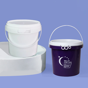 Récipient vide de 1L pour crème glacée, bonbon, peinture, outil d'étanchéité, baril de boue, <span class=keywords><strong>argile</strong></span> légère, organisateur seau paquet - Product Image 6