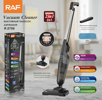 Aspirateur RAF R.8786 2-en-1 600W 18kPa, filtre cyclonique, serpillière, réservoir d'eau amovible 500ml, bac à poussière, usage domestique, OEM