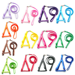 Pet <strong>Harness</strong> and Leash Set, Outdoor Print Cute Puppy Chest Strap Walking <strong>Dog</strong> <strong>Harness</strong>,Adjustable Cat Leash - Product Image 2