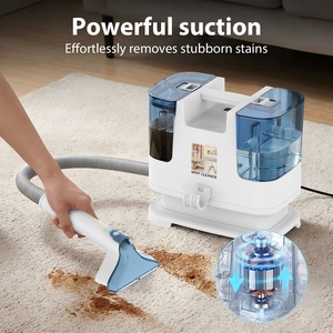 Aspiradora de Vapor Portátil con Función Húmeda y Seca, con Doble Tanque de Agua y Accesorios de Manguera para Superficies Textiles del Hogar - Product Image 5