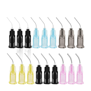 Embouts de distribution de précision en plastique noir, 100 pièces, <span class=keywords><strong>pour</strong></span> l'artisanat et la réparation, applicateur de liquide de précision - Product Image 1