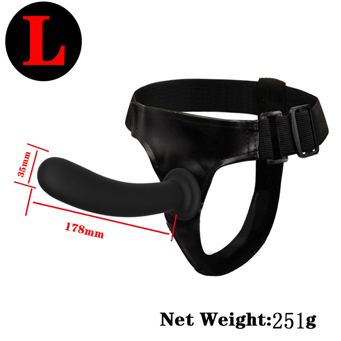 1 consolador, no vibrar L