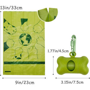 High Quality Eco-Friendly Strong Odor Control Simple Design Custom Logo Plastic Dog <b>Poop</b> <b>Bag</b> Holder & Waste <b>Bag</b> <b>Dispenser</b> - Product Image 4