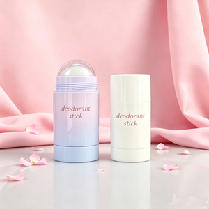 Empty Twist Up Deodorant Stick Container Custom Logo Refillable <b>Plastic</b> Antiperspirant <b>Tube</b> Perfume Balm Deodorant Packaging - Product Image 2