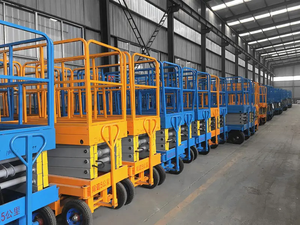 Hot Sales * Factory Ac Scissors <b>Lift</b> Platform Aluminum Single Double Triple Mast <b>Engine</b> - Product Image 5