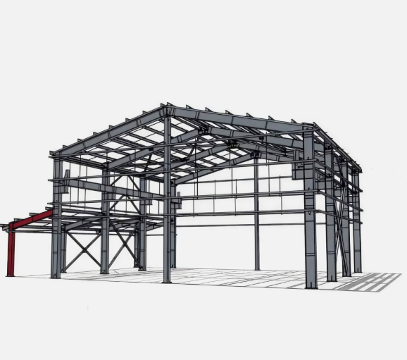 Industrial Modern Structural Steel Power Plant Data Centers Factory Building Warehouse Workshop Mall Farmhouse Garage Shed Park