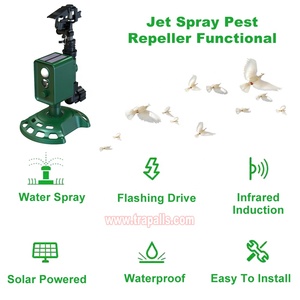 Repelente <span class=keywords><strong>de</strong></span> Animales con Sensor <span class=keywords><strong>de</strong></span> Movimiento, Rociador <span class=keywords><strong>de</strong></span> Agua con Energía Solar para Jardín Exterior - Product Image 4