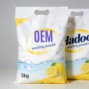 Detergente en Polvo para Lavandería, Venta Caliente, Marca OEM, Venta al <span class=keywords><strong>por</strong></span> Mayor Directa de Fábrica, Fragancia a Limón, Paquete Personalizado - Product Image 2