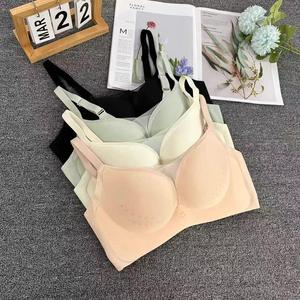 Có Thể Điều Chỉnh Một Mảnh Sexy Ren Áo Ngực Chuyển Đổi Dây Đeo <span class=keywords><strong>Push</strong></span>-up Halter Rhinestone Bow Thoáng Khí Dệt Kim Dệt Nút Dây Miễn Phí - Product Image 1