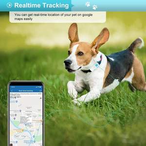 WINNES 2GTK911pro Rastreador GPS para Perros, Dispositivo de Rastreo en Vivo con Alarma de Luz y Sonido, Resistente al Agua, Ubicación Histórica - Product Image 2