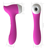 Erwachsenen-Sexspielzeug Nippel-Vibrator mit Saugfunktion Lebensmittelechtes Silikon 100% Wasserdicht 2 Stunden Akkulaufzeit für Frauen