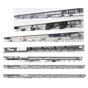 Rail de porte coulissante en verre, encadré, 125 unités, 150 kg, ouverture et fermeture automatiques par capteur, accessoires, fabricant, vente en gros - Product Image 3