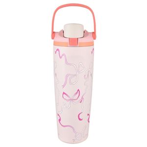 Vaso Térmico de Acero Inoxidable 304 de Gran Capacidad (30 oz) con Aislamiento al Vacío, Impresión UV Ecológica, Tapa con Asa y Pajita para Viajes - Product Image 2