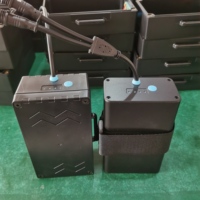 Paket Baterai 12.6V 10A Output Ganda Tahan Air Baterai Lithium Polimer untuk Lampu Sepeda