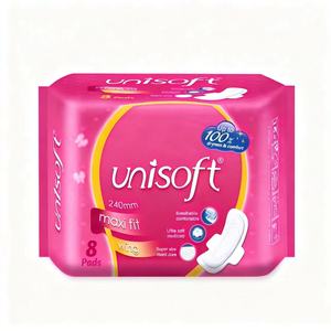Fabricante OEM de almohadillas <span class=keywords><strong>sanitarias</strong></span> Almohadilla sanitaria <span class=keywords><strong>ultra</strong></span> suave respetuosa con el medio ambiente Almohadilla sanitaria transpirable 8 Almohadillas Anion Chip Super absorbente Servilleta sanitaria - Product Image 1