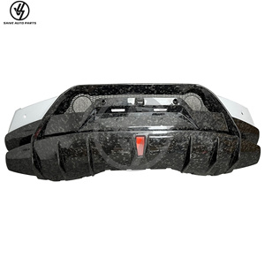 P Style Pare-chocs arrière semi-forgé en fibre de carbone pour Lamborghini Huracan LP580 LP610 2014-2018 – Kits de carrosserie forgés - Product Image 1