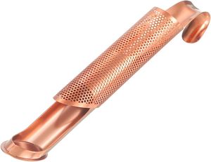 Colorful Fine Mesh 304 Stainless Steel Tube Shape Bulk <b>Tea</b> <b>Infuser</b> Stick with Hook - Product Image 2