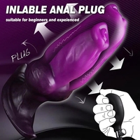 Modèle Noneoem GS271, jouet pour hommes débutants et avancés, extra doux, grand plug anal en silicone imperméable IPX5, masseur de prostate
