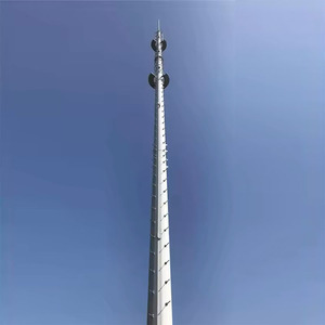 Thép đơn 10m/120m cực viễn thông với ngụy trang monopole cho truyền thông và tháp ăng ten - Product Image 6