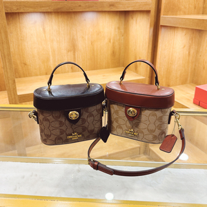 Bolso de Mano de Alta Gama para Mujer, Estilo Vintage Francés, Forma de Caja, con Patrones Geométricos, Cierre de Botón Resistente, <span class=keywords><strong>el</strong></span> Último Accesorio de Moda - Product Image 6