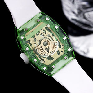 Reloj de Pulsera de Caucho con Diamantes y Zafiros Atemporales para Hombre, de Alta Gama, para Aniversarios, Ceremonias Formales, Uso Diario, Elegante - Product Image 5